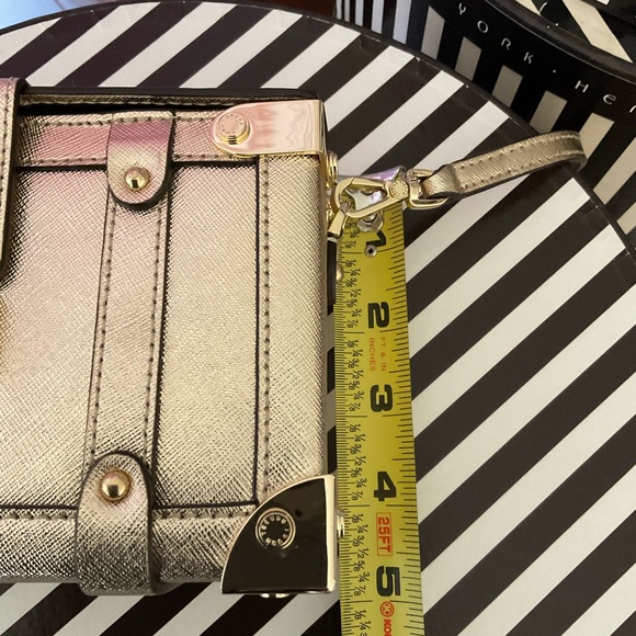 Like New Henri Bendel West 57th Mini Trunk Clutch - Picture 15 of 16
